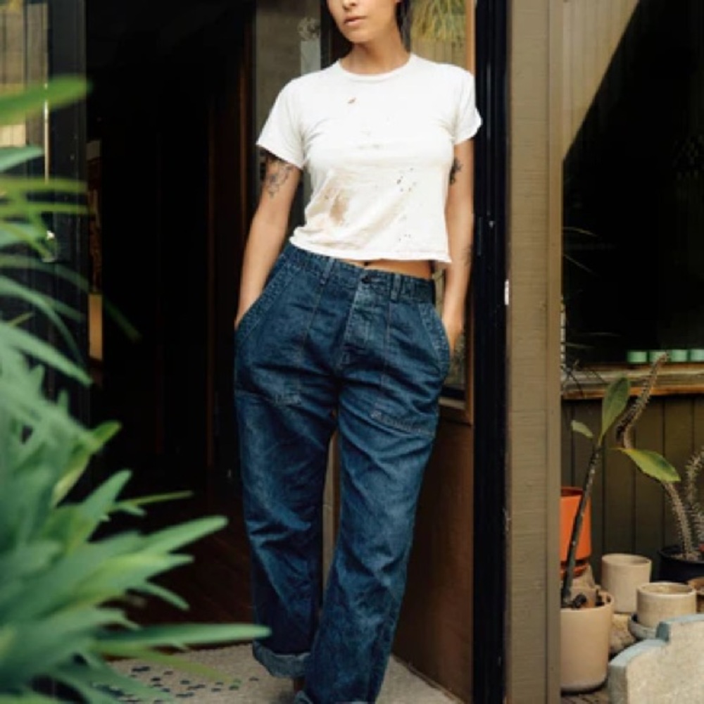 Imogene + Willie Blake Trousers in Washed Indigo